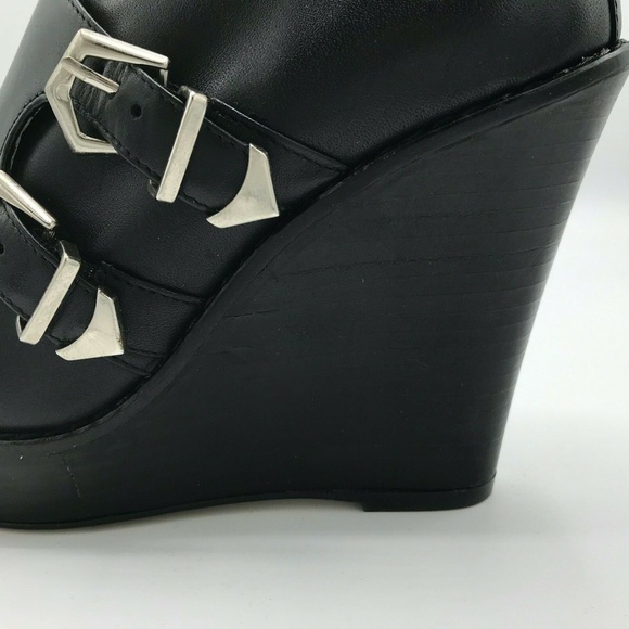 ZARA Woman Loafer Oxford Platform Wedge Blucher - Picture 6 of 10